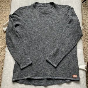 Appalachian gear company Peruvian alpaca crewneck sweater SZ L